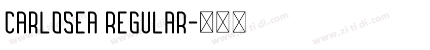 CARLOSEA Regular字体转换